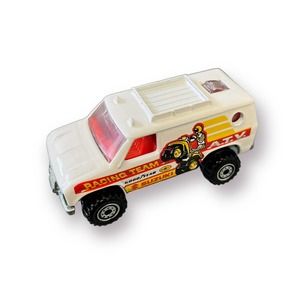 HotWheels 1989 Trailbusters Baja Breaker Racing Team 4x4 ATV White Die Cast nice